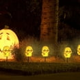 thumbnail image 5 of Solar Powered Skeleton Garden Stakes, 5-Pack Outdoor Halloween Lights, Waterproof LED Yard Decor, Holiday Party Pathway Markers - A, 5 of 6
