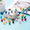 thumbnail image 5 of Xinhuidalsq 90 Piezas Osos para Contar de Colores Juego de osos para Contar Arco Iris de 0,62 Pulgadas Mini osos de Plástico de 9 Colores Manipulativos matemáticos para niños pequeños Adecuado para ni, 5 of 5