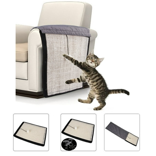 Amdohai Cat Scratcher Cat Scratch Pad Cat Nail Trim Furniture Protector Anti-scratch Cat Training Pad