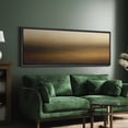 thumbnail image 3 of Large Framed Canvas Wall Art Brown Abstract Landscape Print for Modern Living Room Decoration - 60"x20" Black Framed, 3 of 8