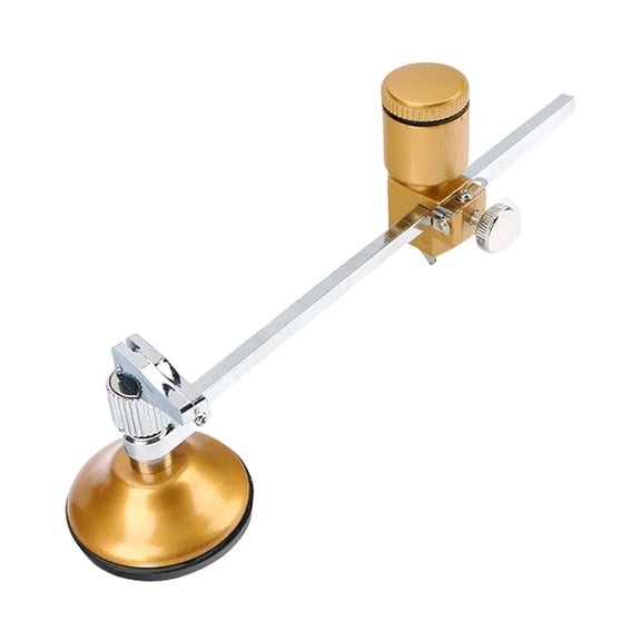 Portable Circular Glass Cutter with Suction Cup Adjustable Compasses Type Glass Circles Cutting Tool Glass Cutter