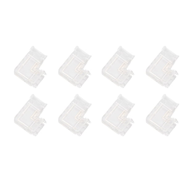 Conector de Mazorca, Conexión Estable de Bricolaje Conector de Luz de Tira LED TRANSPARENTE 3PIN Profesional para la deicina para la Luz de Tiras LED