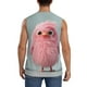 thumbnail image 4 of Balery Adorable Pink Fluffy Birds Camisetas sin mangas para hombre, absorbe la humedad y protege contra el mal olor.-X-Large, 4 of 7