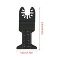 thumbnail image 4 of High Carbon Steel 15pcs Oscillating Blade, Oscillating Saw Blade, For Oscillating Tools Cutting Wood, 4 of 8