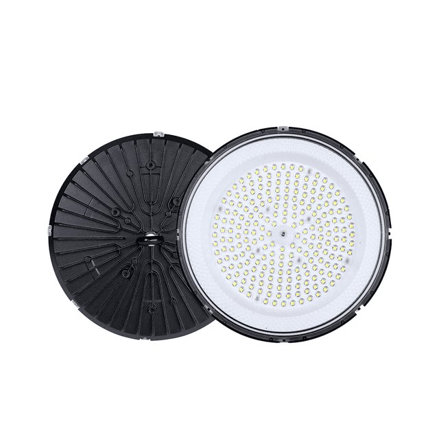"Lampara Led Industrial 200w High Bay Industrial Malubero, Negro "
