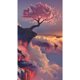 thumbnail image 2 of Cuadros Decorativos 5D Diamond Painting DIY Cerezo sobre las nubes Full Round Drill Wall Tmvgtek embutido en tela, 2 of 9