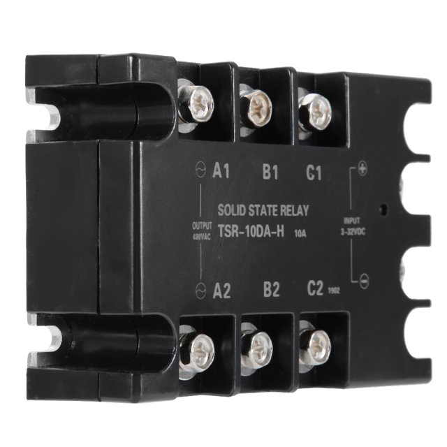 Relais à Semi-Conducteurs Triphasé, Antidéflagrant DC-AC SSR, Anti-Humidité pour Machines CNC