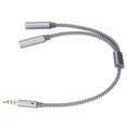 thumbnail image 2 of Cable de extensión para auriculares,Cable de extensión para auriculares 4 Cable en Y para auriculares Cable de extensión de poste creado magistralmente, 2 of 12