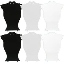 6pcs Necklace Display Bust Stand Practical Necklace Display Stand Desktop Jewelry Organizer