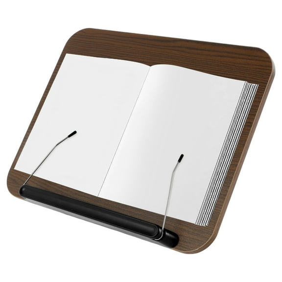 LINFANG Wooden Book Stand Adjustable Angle 0-70° Book Dispaly Holder Foldable Anti Slip Letter Holder Stand for Reading