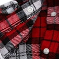 thumbnail image 2 of FAGINEY Dog Shirt, Pet Plaid Polo Clothes Shirt Cat T-Shirt, Sweater Matching Breathable for Small Medium Large Dogs Cats Puppy Soft Adorable Casual Cozy  Thanksgiving Christmas Costumes (S), 2 of 6