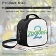 thumbnail image 5 of Anime Lunch Bag Zootopia 2 Insulated Lunch Box Leakproof Cooler Food Cartoon Lunch Containers for Work Travel and Picnic, 5 of 6