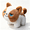Brown, variant on Angry Face Cat Plushie, Brown & White Grumpy Cat Stuffed Animal, Cute Furry Kitty Plush Decor Gift