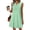 Green, variant on Womens Long Dresses Breathable Loose Fit A Line Midi Dress 2026 Summer Sleeveless Crew Neck Interview Dress Basic for Night Out and Club S-XXXL
