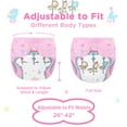 thumbnail image 6 of Littleforbig Washable Adjustable Reusable Waterproof Cloth Adult Diaper Wrap Cover One Size - Little Circus, 6 of 6