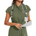 thumbnail image 4 of Ensemble de Blouses Médicales pour Femmes, Combinaison Confortable, Blouse Médicale Douce et Extensible, 4 of 15