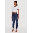 thumbnail image 3 of Women's WAX High Waist Whiskered Skinny Jeans, 3 of 5
