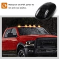 thumbnail image 2 of NPAUTO 5 luces LED de cabina de color ámbar ahumado de repuesto para Dodge Ram 1500 2500 3500 4500 5500 luces de techo con arnés de cableado, 2 of 5