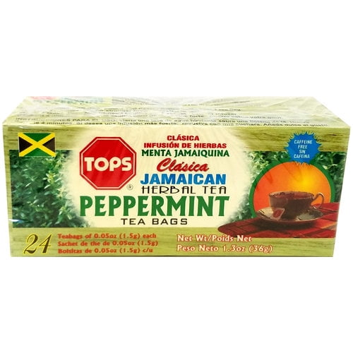 Tops Classic Jamaican Peppermint Herbal Tea, 24 count, 1.3 oz Walmart