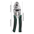 thumbnail image 5 of Zeiwohndc 8 Inches Carbon Steel Rope Cutter Wire Rope Shear With Spring Loaded Handle, 5 of 10