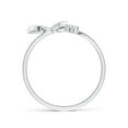 thumbnail image 2 of ANGARA Natural 0.07 Ct. Diamond Fashion Ring in 14K White Gold for Women (Ring Size: 11.5), 2 of 9