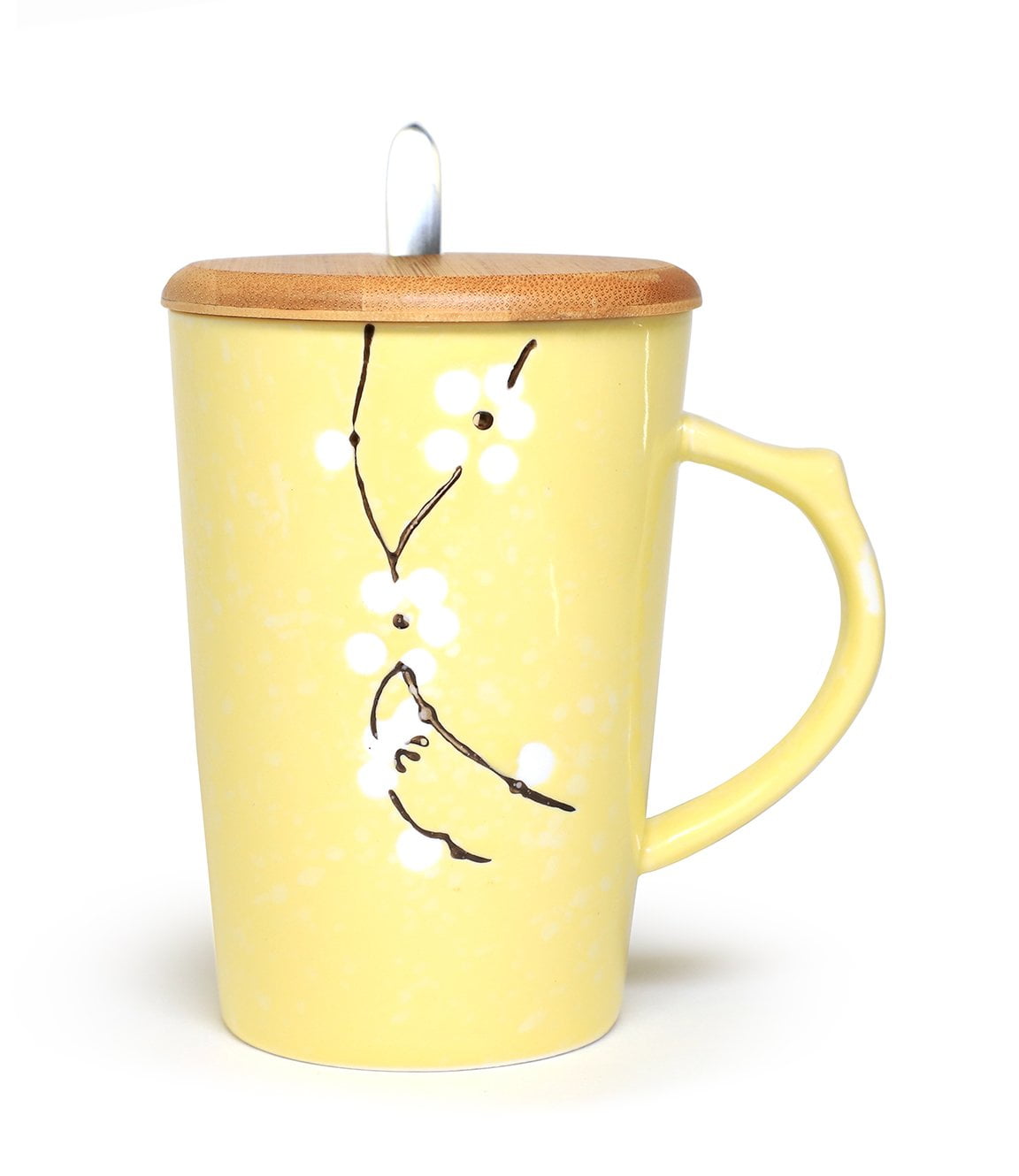 Starbucks Red Lovely Ceramic Cup set w/ lid coaster spoon Coffee Mug Sakura Gift