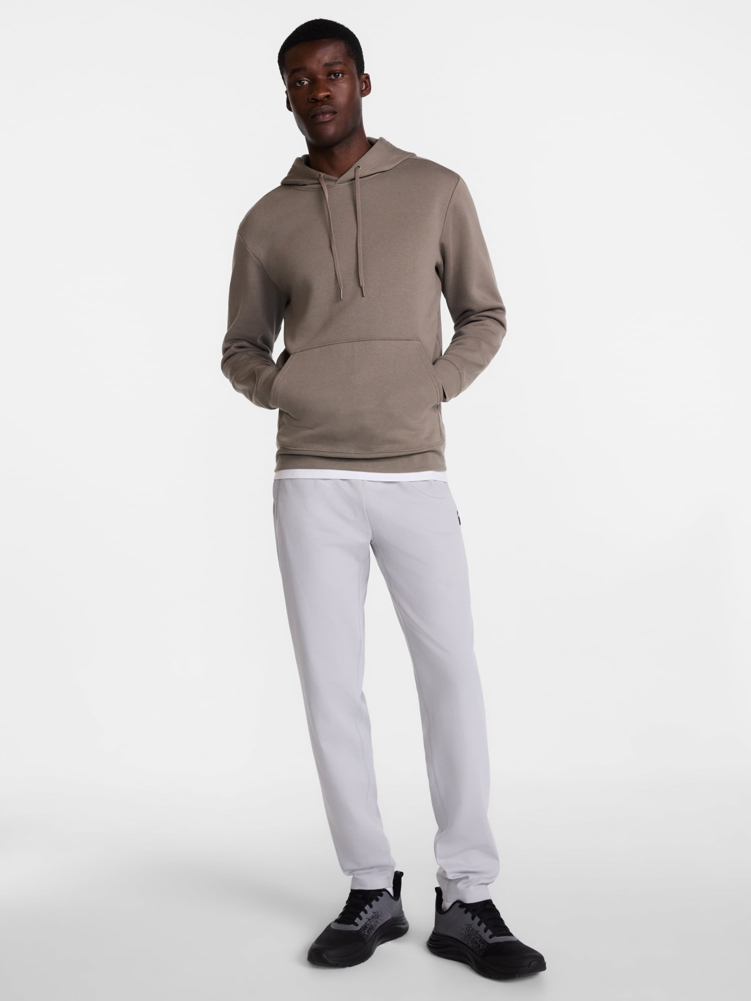 Athletic Works Men's and Big Men's Slim Knit Pants, 30" Inseam, Sizes XS-4XLT