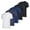 Set 3, variant on 5 Pack: Men’s V-Neck Dry-Fit Moisture Wicking Active Athletic Tech Performance T-Shirt