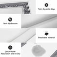 thumbnail image 6 of White Greek Key Outdoor Rug for Patio/Deck/Porch, Non-Slip Large Area Rug 4 x 6 Ft, Geometric Greece Ancient Farmhouse Geo Indoor Outdoor Rugs Washable Area Rugs, Reversible Camping Rug Carpet Runner, 6 of 8