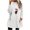 White, variant on Lenpel Women's Fuzzy Sweatshirts Oversized Long Sleeve Christmas Graphic Fleece Pullover Sweaters Winter Warm Outwear