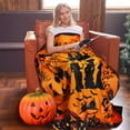 thumbnail image 3 of Witch Blanket Halloween Throw Blankets for Women Witch Flannel Fleece Blankets for Couch Sofa Bed Chair Decor Halloween Decorations Blanket 50x60in, 3 of 6