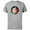Athletic Heather, variant on The Little Mermaid King Triton & Ariel Father’s Day - Short Sleeve Cotton T-Shirt for Adults - Customized-Black