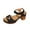 Black, variant on LOVZFMLL Women's Chunky Block Heel Sandals Hollow Open Toe Ankle Strap for Summer Casual Outdoor Walking Beach Vacation Beige 5.5
