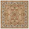 thumbnail image 6 of SAFAVIEH Classic Jilliean Floral Bordered Wool Runner Rug, Beige/Light Blue, 2'3" x 10', 6 of 10