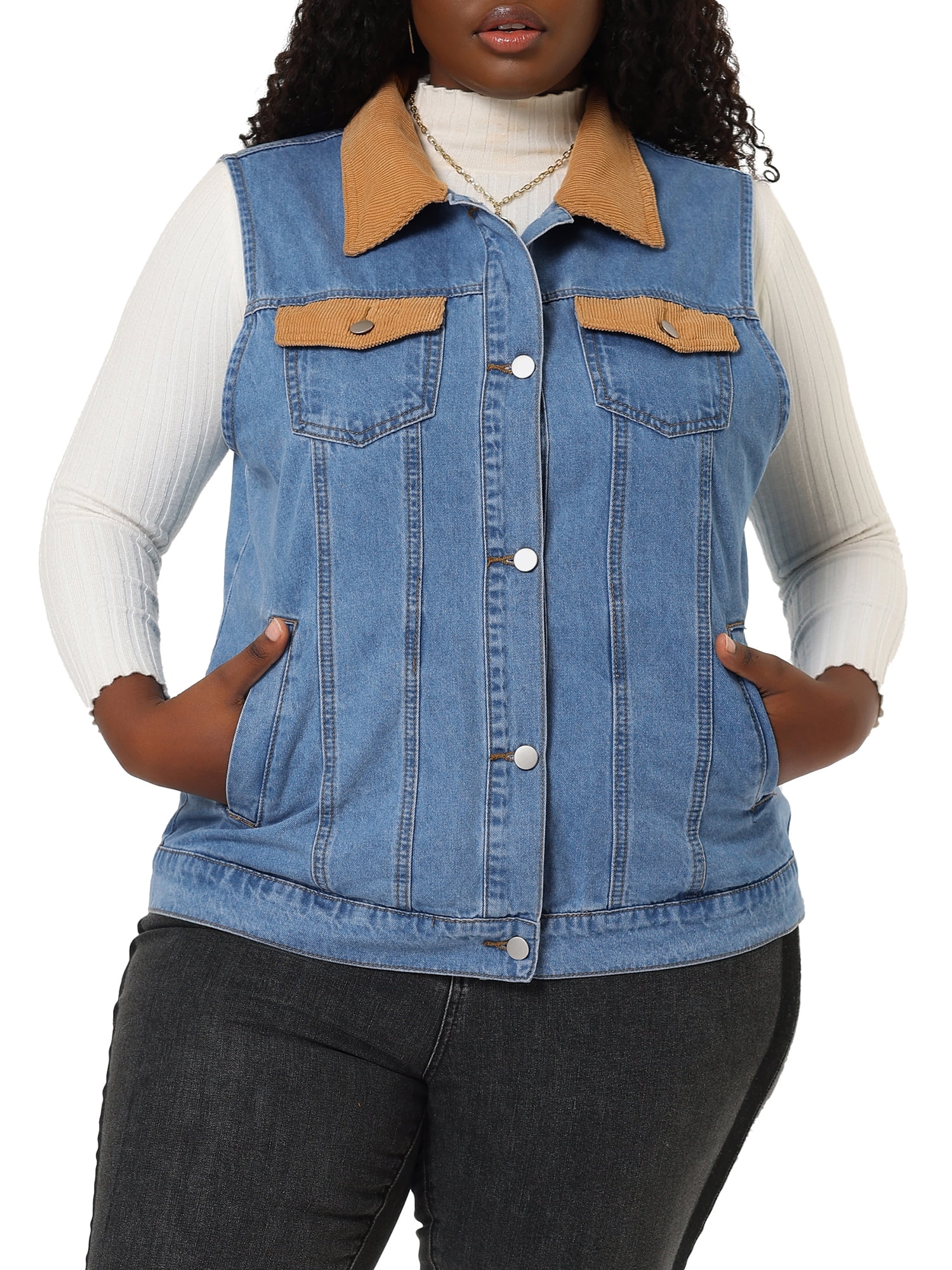 Blue Denim Vests