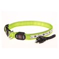 thumbnail image 1 of Collar de perro USB, collar de nailon reflectante ajustable clásico adecuado para perros medianos, 1 of 4