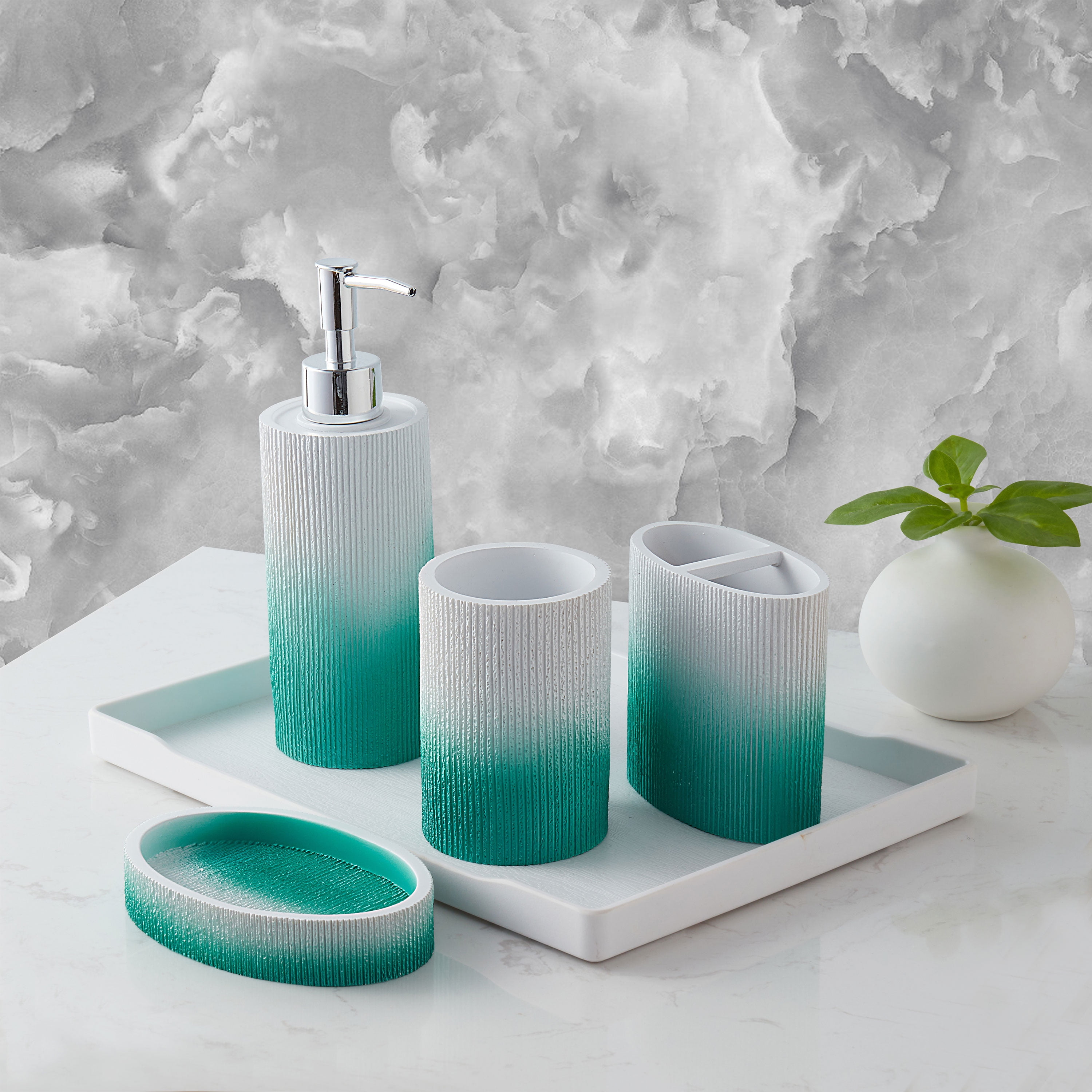 ombre bathroom set