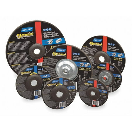 

Norton Abrasives Depressed Center Whl T27 6x1/4x5/8-11 AO 66252832390