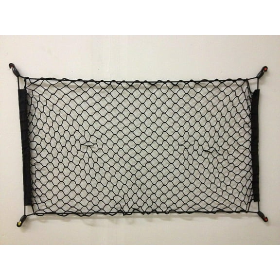 EACCESSORIES EA Trunk Organizer Cargo Net for Toyota Prius C 2012-2018 – Floor Style Cargo Net for Hatchback – Premium Mesh Car Trunk Organizer Vehicle Carrier Storage – Compatible with Toyota Prius C