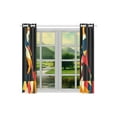 thumbnail image 3 of CADecor Sports Window Kitchen Curtain, Cool Soccer Player Window Treatment Panel Curtains,26x39 inches,Set of 2, 3 of 3