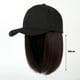 thumbnail image 3 of Fiudx Peluca de Béisbol, Gorro Suave para Extensiones de Cabello, Gorro de Peluca de Aspecto Natural, Ideal para Fiestas de Invierno, Moda para Mujeres y Niñas, Fibra Sintética Resistente Al Calor, S, 3 of 3