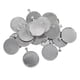 thumbnail image 2 of 20 bases de bisel redondas en blanco para conectores de cabujón de 16 mm (plata), 2 of 9