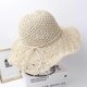thumbnail image 3 of Women's Handmade Straw Hat Summer Wide Brim Beach Sun Cap Foldable Large Floppy Braided Sun Hat for Travel, 3 of 5