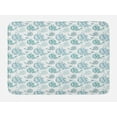 thumbnail image 1 of Whales Bath Mat, Underwater Abstract Flock of Fish Constellation on Plain Background, Plush Bathroom Decor Mat with Non Slip Backing, 29.5" X 17.5", Pale Slate Blue White, by Ambesonne, 1 of 2