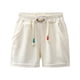 thumbnail image 1 of Odeerbi 2-14 Años Niños Niñas Entrenamiento de Verano Deportivo Pantalones Cortos de Algodón Casual Pantalones Cortos Con Bolsillo, 1 of 7