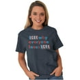 thumbnail image 4 of Why Everyone Loves Icee Logo Pun Unisex Plus Size Graphic Tee Brisco Brands 2X, 4 of 4