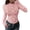 Pink, variant on FreshPretty Mesh Long Sleeve Tops for Women Lace Sexy Sheer Tight See Through Crew Neck Spring Fall Party Club Outfits