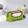 thumbnail image 6 of Uemuo Fresh Sushi Pattern Portable Toiletry Bags with Handle, Waterproof travel Make up Bags for Women, Large Capacity Travel Cosmetic Bags, 6 of 9