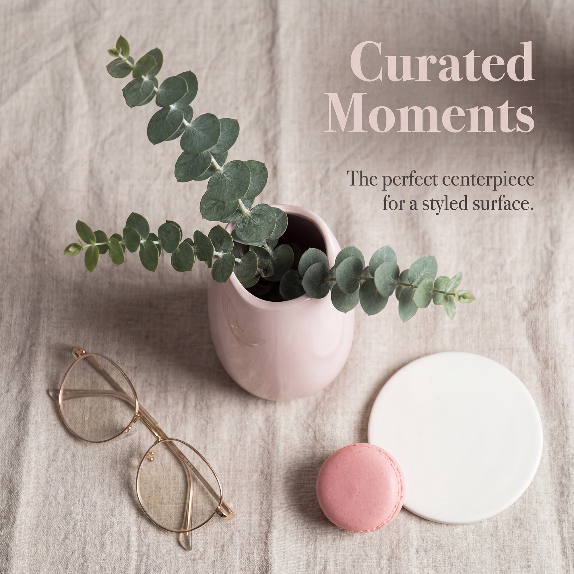 Unique Bargains Small Ceramic Bud Modern Cylinder Vase Ribbed Decorative Flower Vase Pink