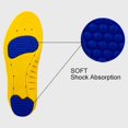 thumbnail image 3 of Women Men Memory Foam Shoes Insoles Inner Sole Soft Shock Absorbed Foot Pads Mat, 3 of 6